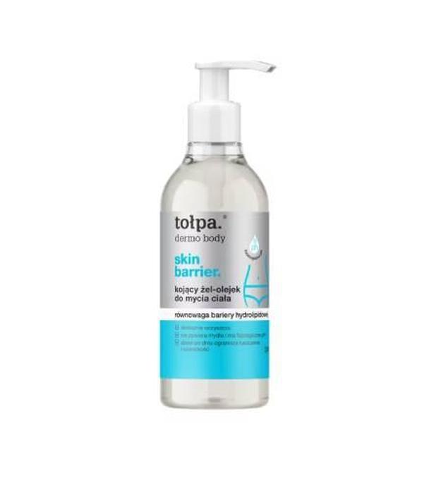 Tołpa Dermo Body Skin Barrier, kojący żel-olejek do mycia ciała równowaga bariery hydrolipidowej, 300 ml