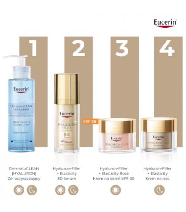 Eucerin Hyaluron-Filler + Elasticity Różany Krem anti-age na dzień SPF 30, 50 ml
