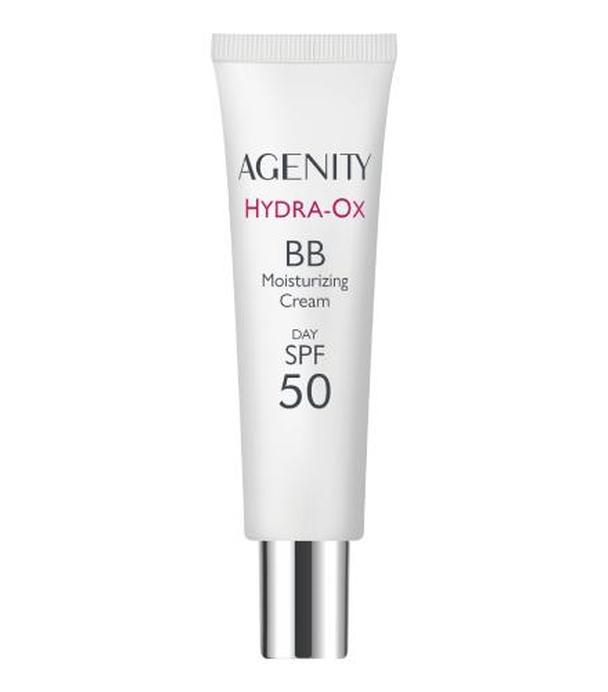 Agenity Hydra-Ox BB, Krem nawilżający 10 light beige SPF 50, 30 ml