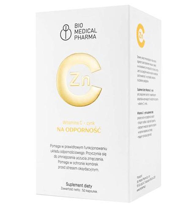 Witamina C + cynk - 50 kapsułek