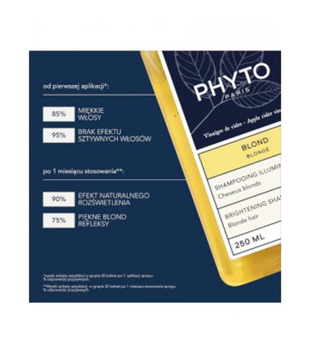 Phyto Blond Szampon podkreślający blask włosów blond, 250 ml