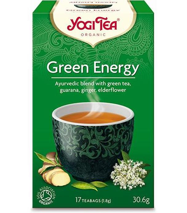 Yogi Tea Organic GREEN ENERGY Zielona energia BIO - 17 sasz. - cena, opinie, właściwości