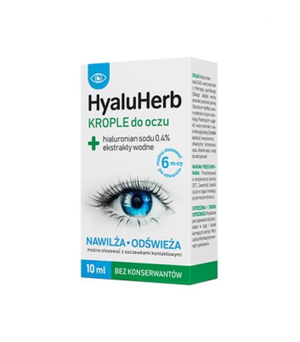 HyaluHerb Krople do oczu, 10 ml