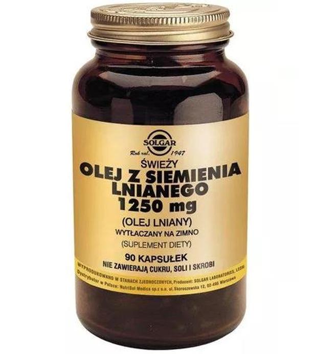 SOLGAR OLEJ Z SIEMIENIA LNIANEGO - 90 kaps.