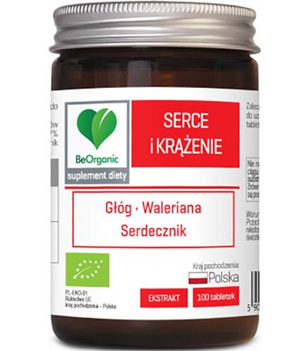 BeOrganic Serce i Krążenie Bio, tabletki, 100 sztuk