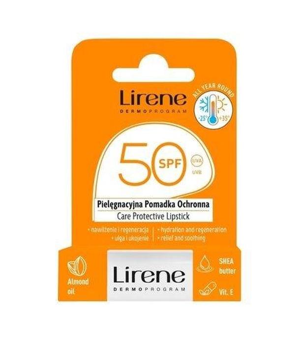 Lirene Pielęgnacyjna pomadka ochronna do ust SPF 50 4,6 g