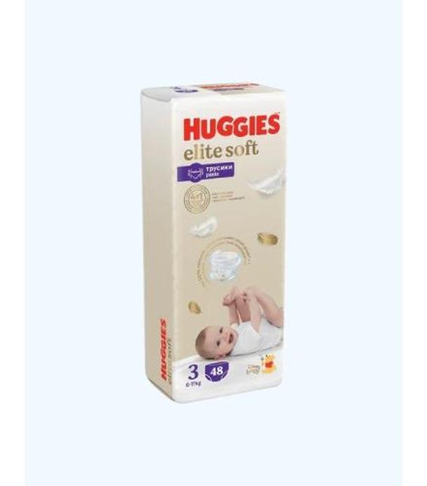 Huggies Elite Soft 3 Pieluchomajtki 6-11 kg, 48 sztuk - ważny do 2025-10-25