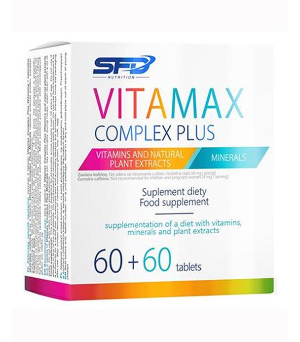 SFD Vitamax Complex Plus witaminy i minerały, 60 tabletek + 60 tabletek