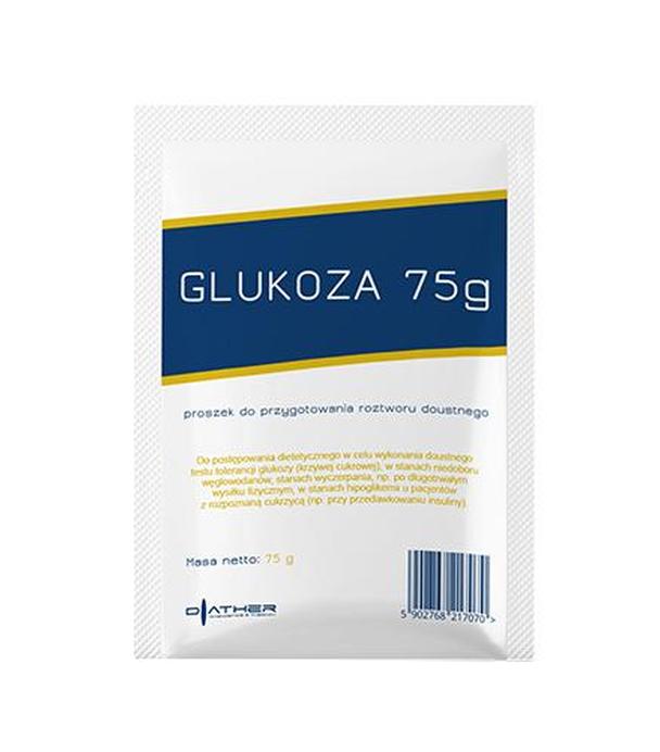 Diather Glukoza - 75 g - do krzywej cukrowej - cena, opinie, wskazania