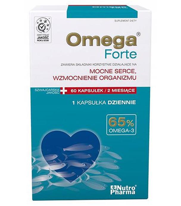 OMEGA FORTE 65% Omega-3 - 60 kaps.