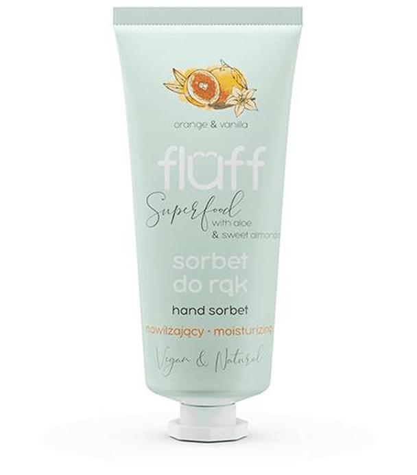 Fluff Nawilżający sorbet do rąk Pomarańcza z wanilią - 50 ml - cena, opinie, właściwości