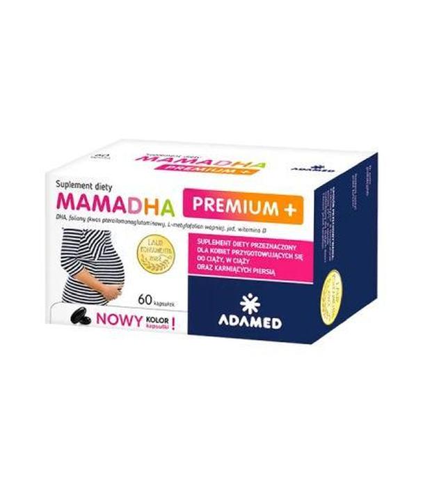 MamaDHA Premium+, kapsułki, 60 sztuk