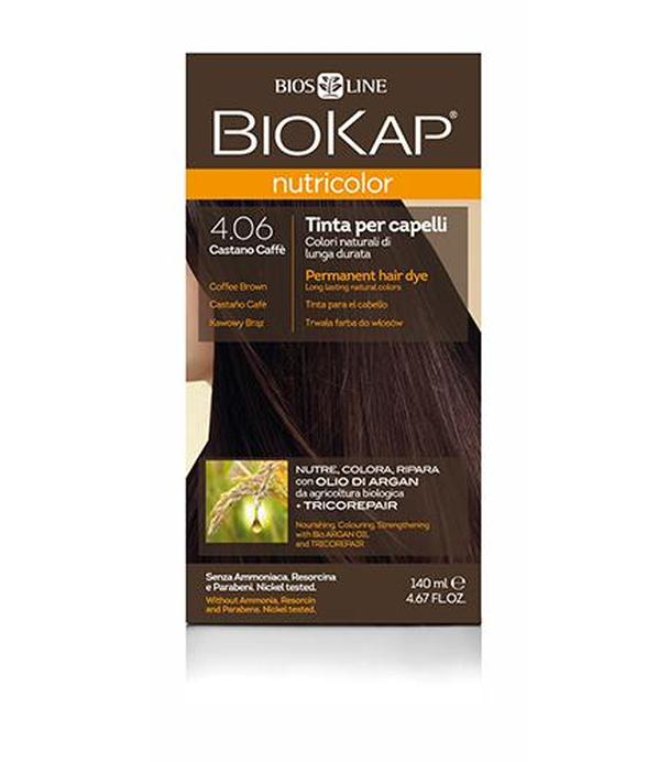 BioKap Nutricolor Farba do włosów 4.06 Kawowy Brąz - 140 ml - cena, opinie, właściwości
