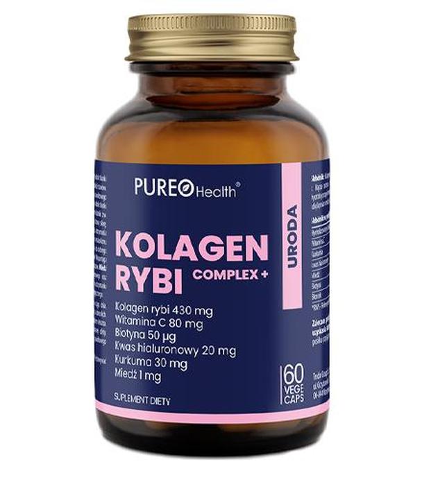 Pureo Health Kolagen Rybi Complex+, 60 vege kapsułek