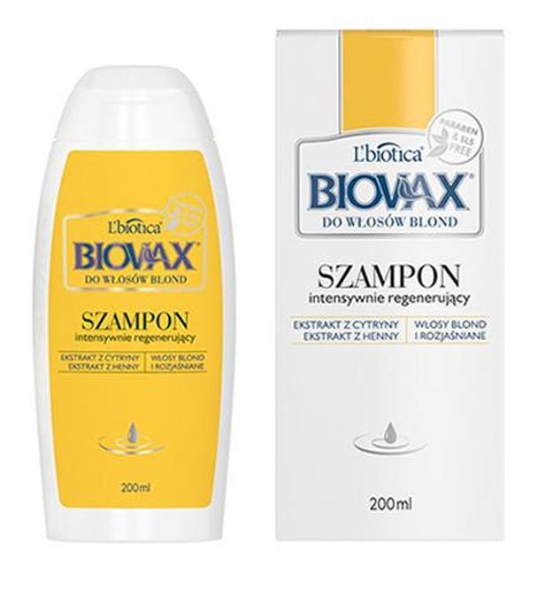 BIOVAX DO WŁOSÓW BLOND Intensywnie regenerujący szampon - 200 ml