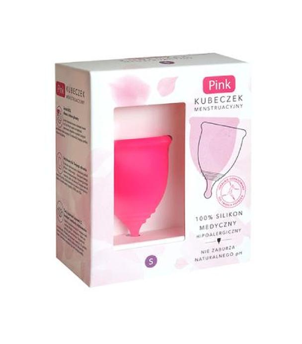 Pink Kubeczek menstruacyjny, rozm. S,  1 sztuka