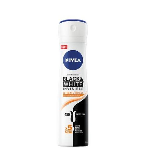 Nivea Black & White Invisible Ultimate Impact Antyperspirant 48h 150 ml