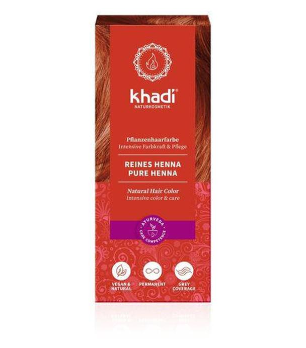 Khadi Henna Naturalna Czerwona (ruda) - 100 g - cena, opinie, właściwości