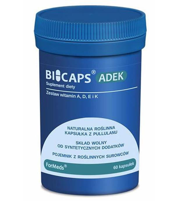 Bicaps ADEK - 60 kaps. - cena, opinie, właściwości