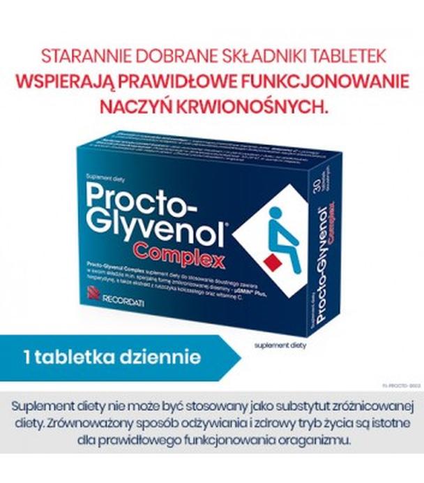 PROCTO-GLYVENOL COMPLEX 30 tabl. na hemoroidy