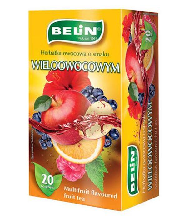 Belin Herbatka owocowa o smaku wieloowocowym, 20 x 2 g, cena, właściwości, składniki