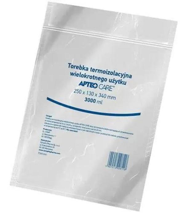 Torebka termoizolacyjna wielokrotnego użytku APTEO CARE  250 mm x 130 mm x 340 mm, 3000 ml