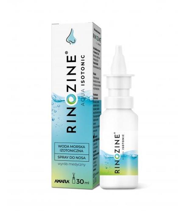 Rinozine Aqua isotonic, spray do nosa, 30 ml