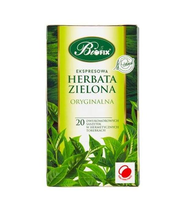 Bi Fix Herbata Zielona Oryginalna - 20 sasz. - cena, opinie, właściwości