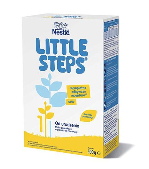 Nestle Little Steps 1 Mleko początkowe w proszku dla niemowląt od urodzenia, 500 g, cena, opinie, składniki
