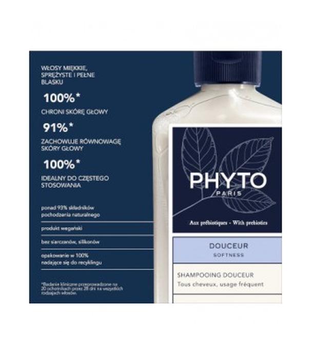 Phyto Softness Delikatny Szampon dla każdego rodzaju włosów, 250 ml