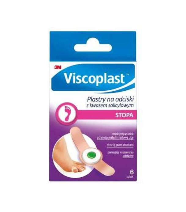 Viscoplast, plastry na odciski z kwasem salicylowym, 6 sztuk