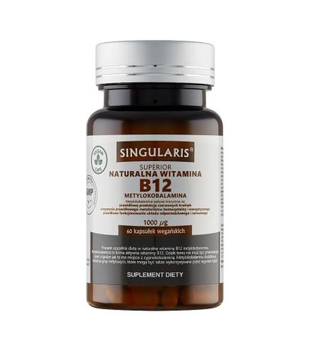 SINGULARIS SUPERIOR Naturalna witamina B12 1000 µg, 60 kapsułek