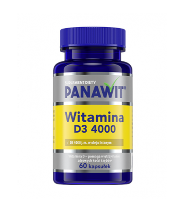 PANAWIT Witamina D3 4000, 60 kapsułek