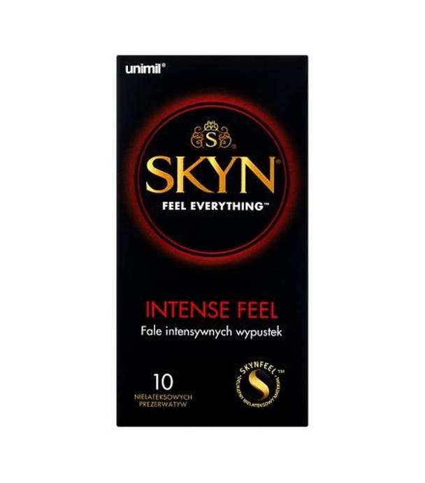 Unimil Skyn Intense Feel prezerwatywy z wypustkami - 10 szt.