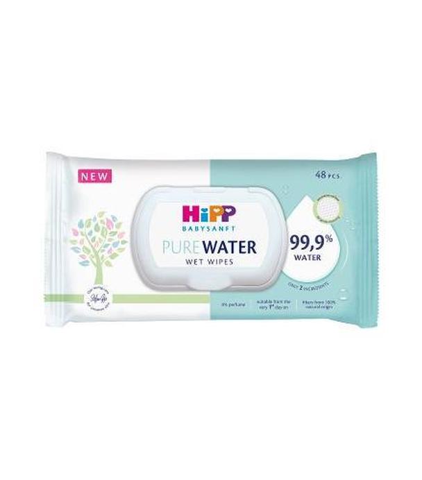 Chusteczki Pure Water 99,9% wody, 48 sztuk