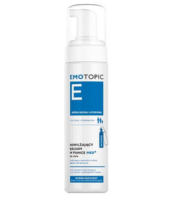 EMOTOPIC NAWILŻAJĄCY BALSAM W PIANCE do ciała, 200 ml - ważny do 2025-10-31