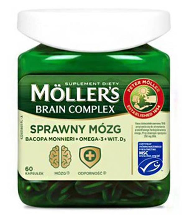 Möller’s Brain Complex  - 60 kaps. - cena, opinie, dawkowanie