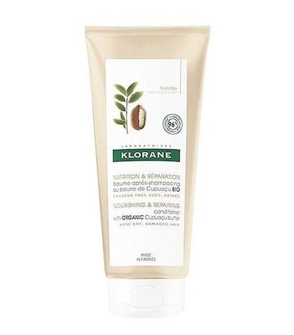 Klorane Balsam z organicznym masłem Cupuacu włosy bardzo suche i zniszczone odżywienie i regeneracja - 200 ml - cena, opinie, właściwości