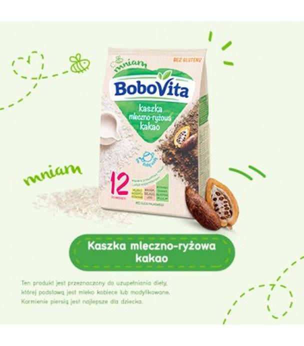 BOBOVITA JUNIOR Kaszka mleczno-ryżowa kakaowa po 12 miesiącu - 230 g