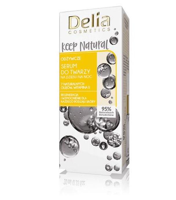 Delia Keep Natural Odżywcze serum do twarzy na dzień i na noc - 10 ml  Do każdego typu skóry - cena, opinie, stosowanie
