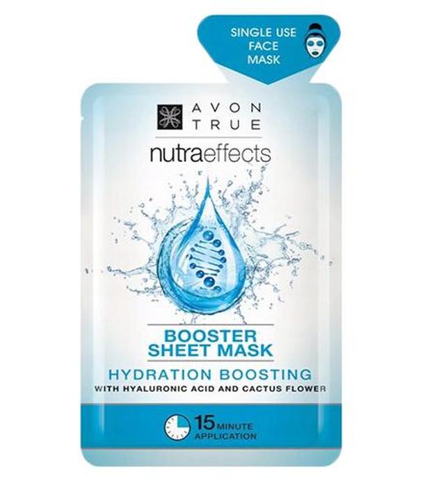 Avon Nutra Effects Hydrate Silnie nawilżająca maska do twarzy w płacie - 1 szt. - cena, opinie, stosowanie