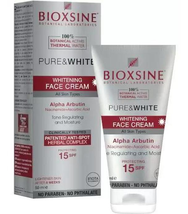 Bioxsine Pure&White, wybielający żel do mycia twarzy, 200 ml