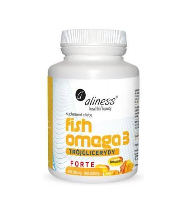 Aliness Fish Omega 3 Forte Trójglicerydy 500/250mg, kapsułki, 60 sztuk