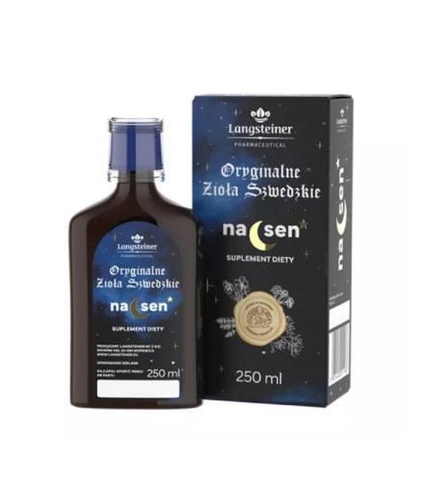 Langsteiner, Oryginalne Zioła Szwedzkie Na Sen, 250 ml