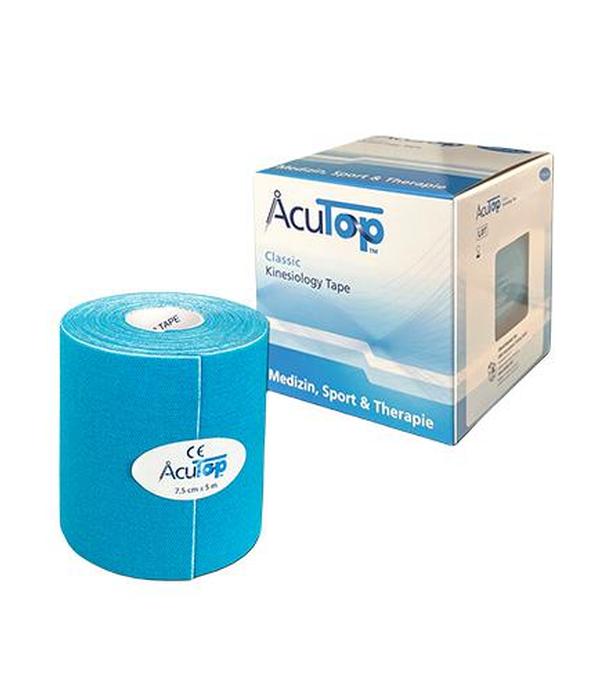 AcuTop Classic 7,5 cm x 5 m niebieski, 1 szt., cena, wskazania, opinie