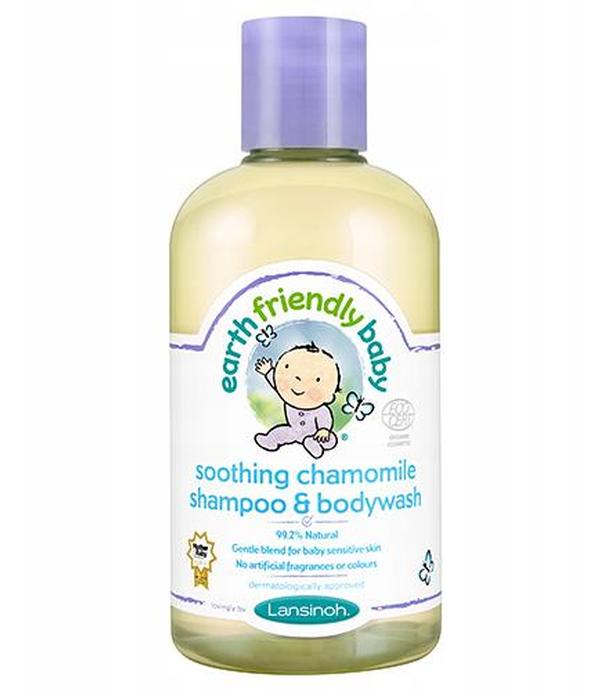 Earth Friendly Baby Szampon i płyn do mycia kojący organiczny rumianek - 250 ml - cena, opinie, właściwości