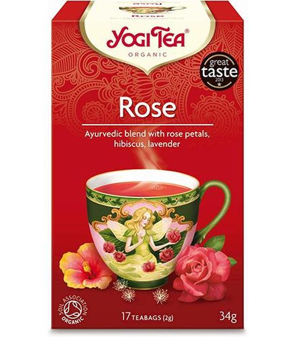 Yogi Tea Organic ROSE Różana BIO - 17 sasz. - cena, opinie, stosowanie