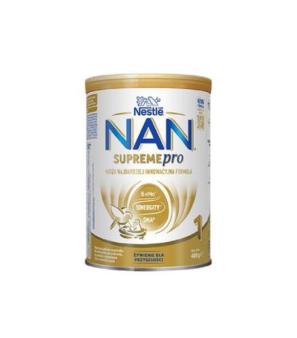 NAN SUPREMEPRO 1 Mleko początkowe w proszku dla niemowląt od urodzenia, 400 g