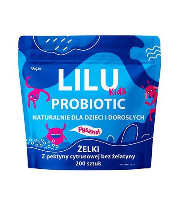 Lilu Kids Probiotic Żelki dla dzieci i dorosłych, 200 sztuk