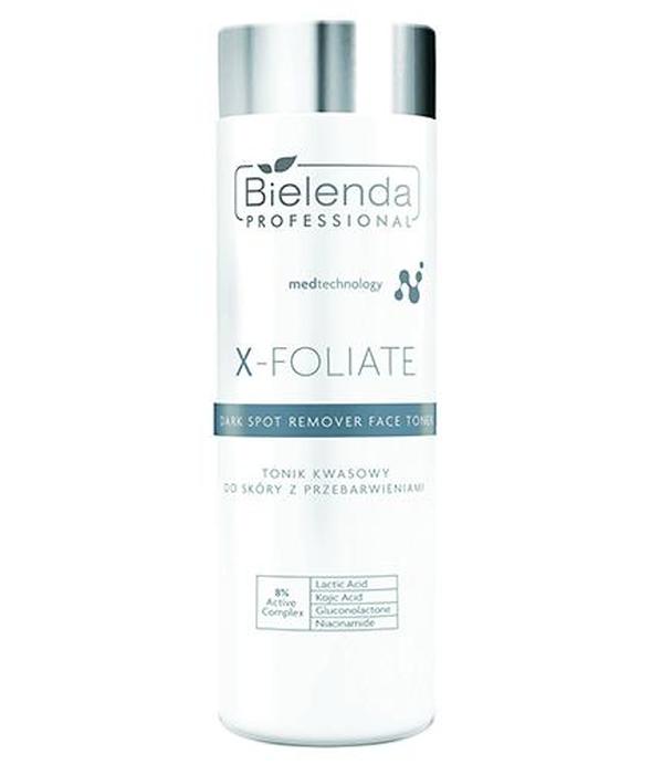 Bielenda Professional X-Foliate Tonik kwasowy do skóry z przebarwieniami - 200 ml - cena, opinie, skład